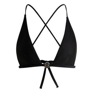Boss Womens/Ladies Double B Monogram Bikini Top / Black